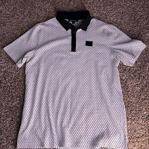 Karl Lagerfeld Textured Polo Shirt